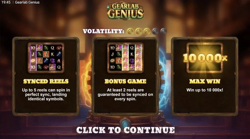 Gearlab Genius – Free spiny Spark of Genius